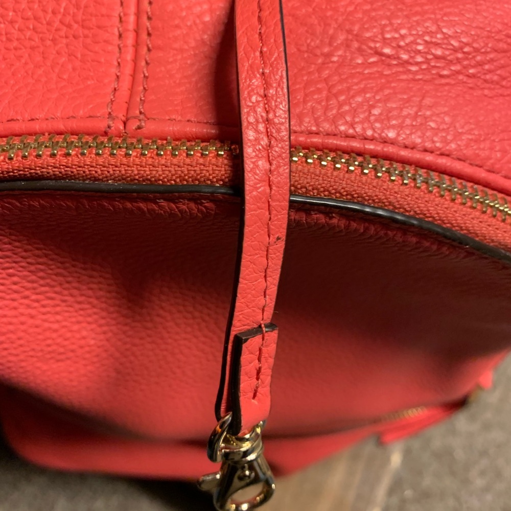 MICHAEL KORS “Rhea” Backpack Watermelon Leather - Picture 7 of 9